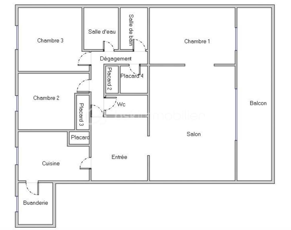 Appartement à vendre, 101m², Tours