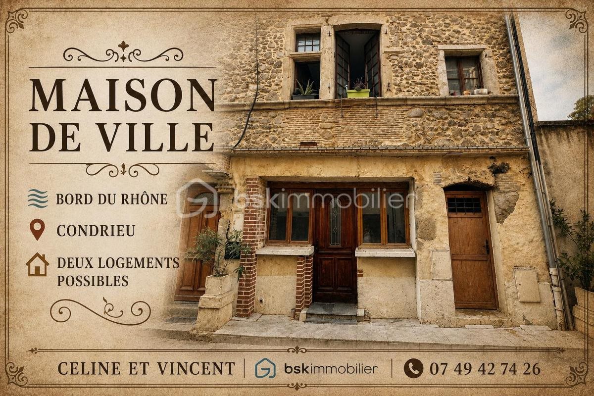 Maison à vendre, 120m², Condrieu