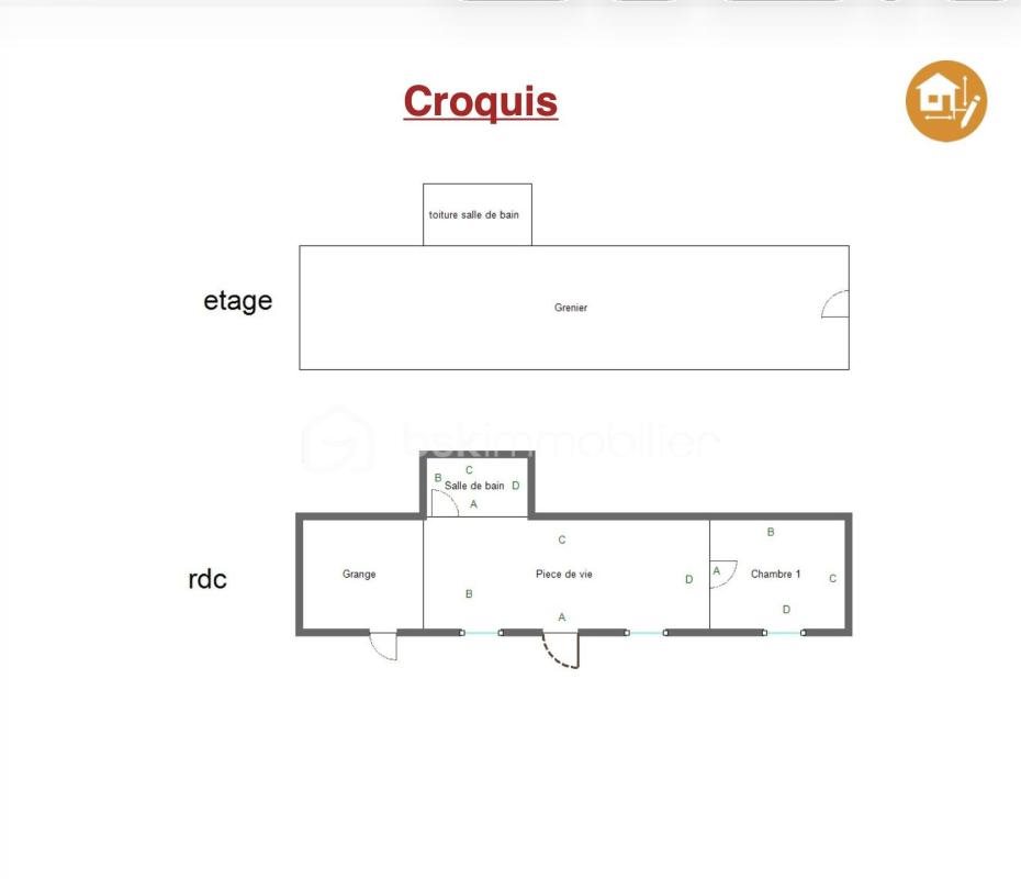 Maison à vendre, 49m², Longchamps