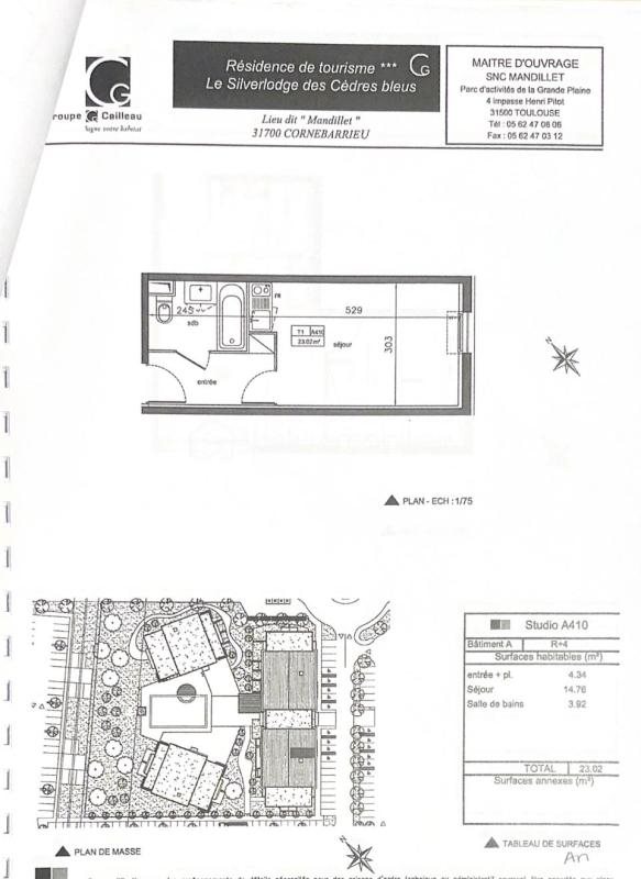 Appartement à vendre, 22m², Cornebarrieu