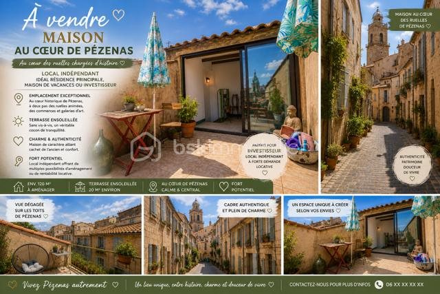 Maison à vendre, 130m², Pézenas