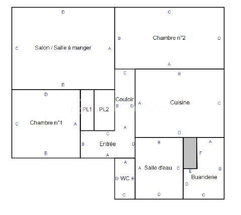 Appartement à vendre, 56m², Dieppe