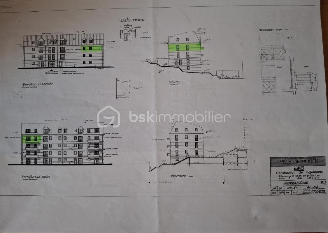Appartement à vendre, 100m², Rouen