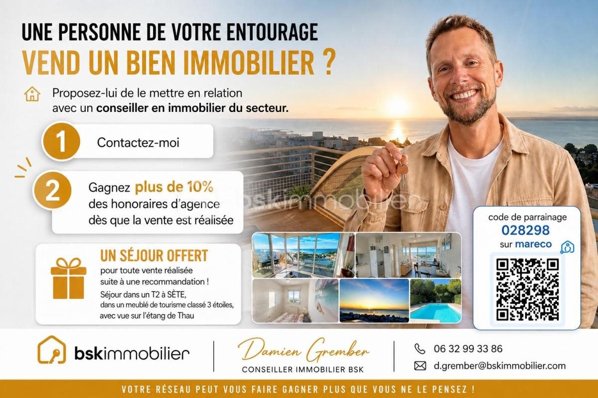 Appartement à vendre, 25m², Marseillan