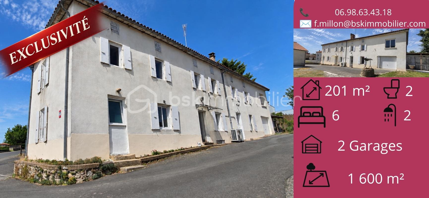 Maison à vendre, 201m², Largeasse