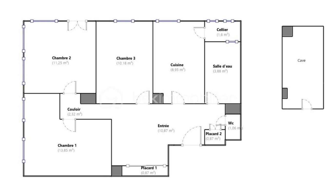 Appartement à vendre, 66m², La Ferté-Bernard