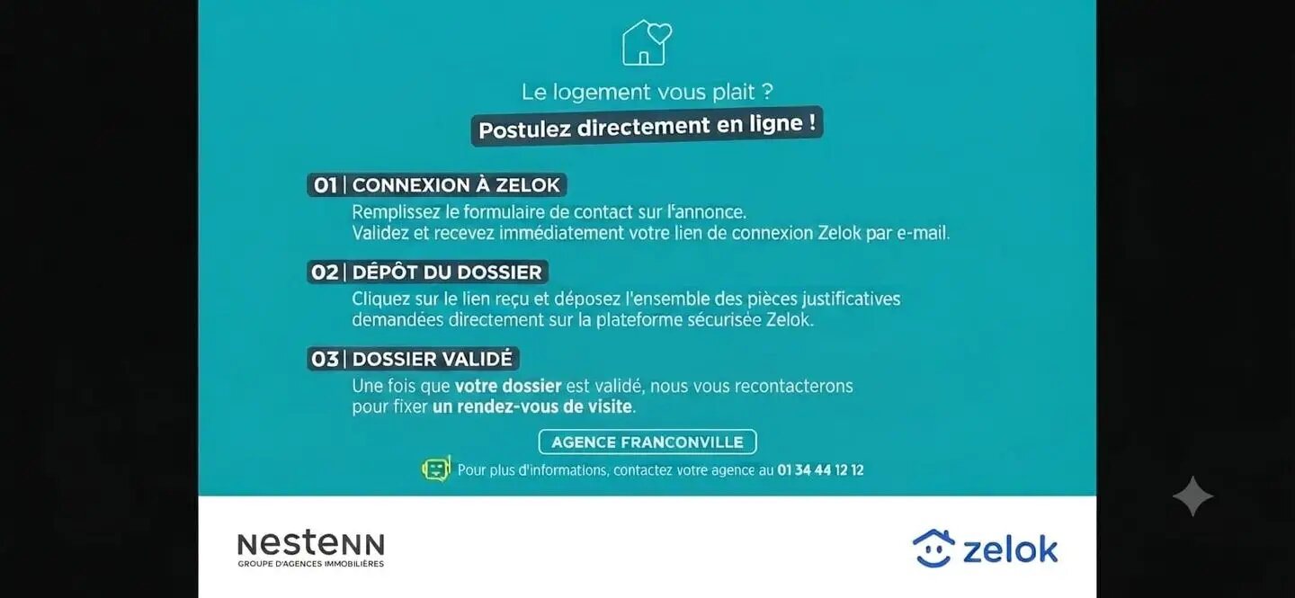 Appartement à louer, 44m², Franconville
