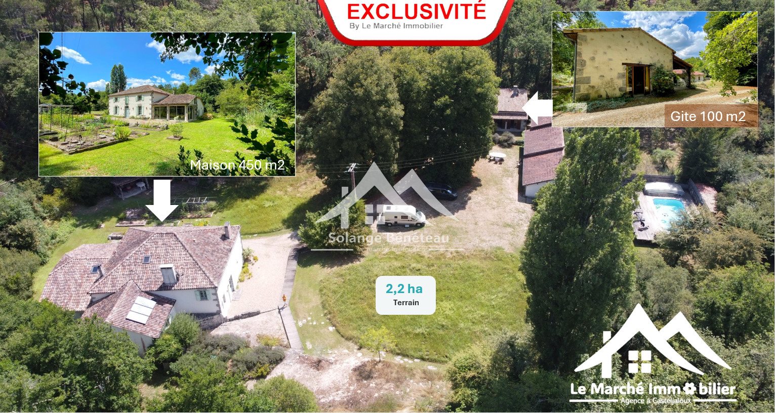 Maison à vendre, 504m², Caubeyres