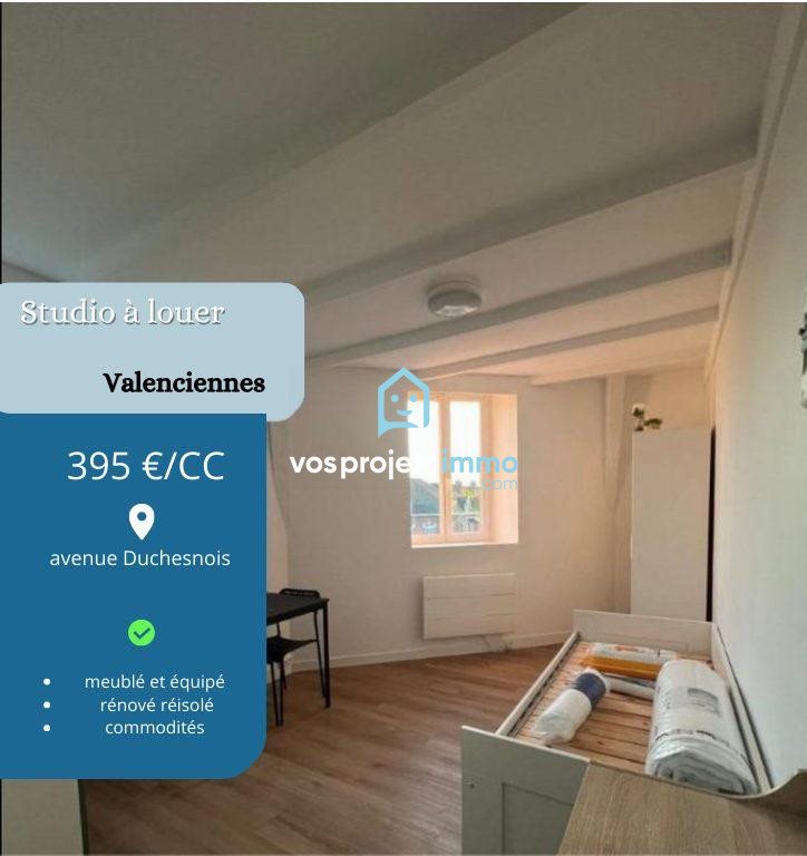 Appartement à louer, 16m², Valenciennes