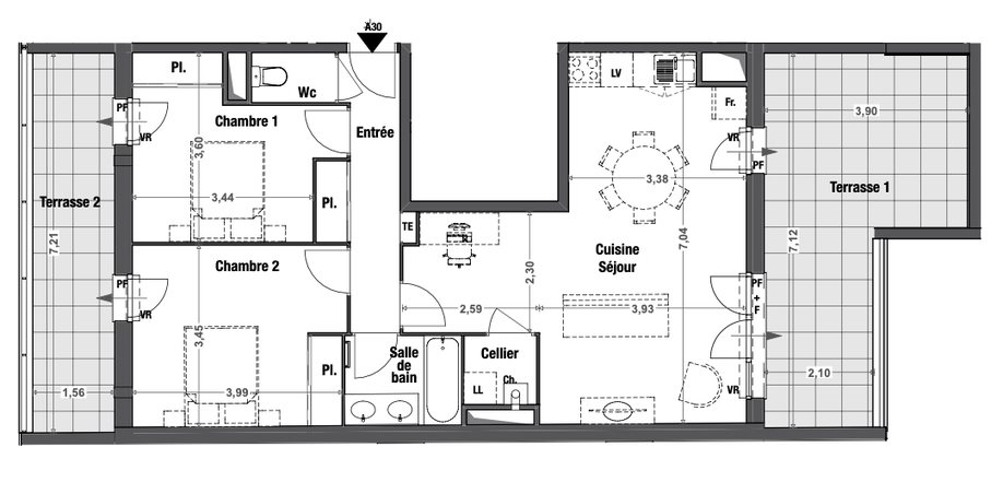 Appartement à vendre, 3m², Cenon