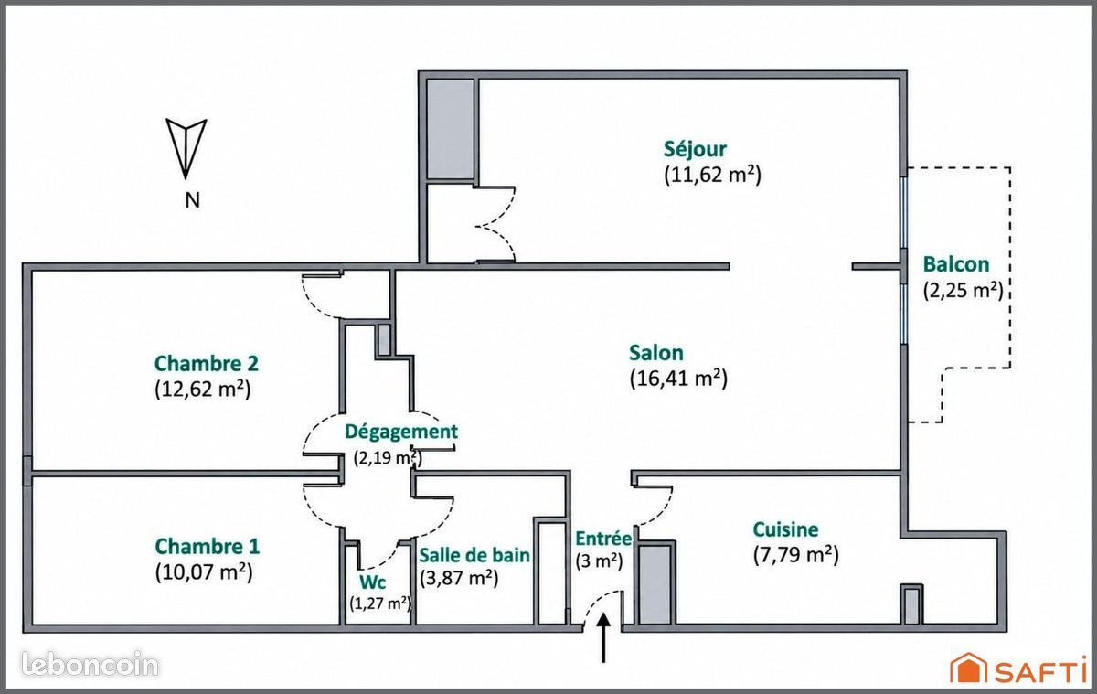 Appartement à vendre, 68m², Lyon 8ème