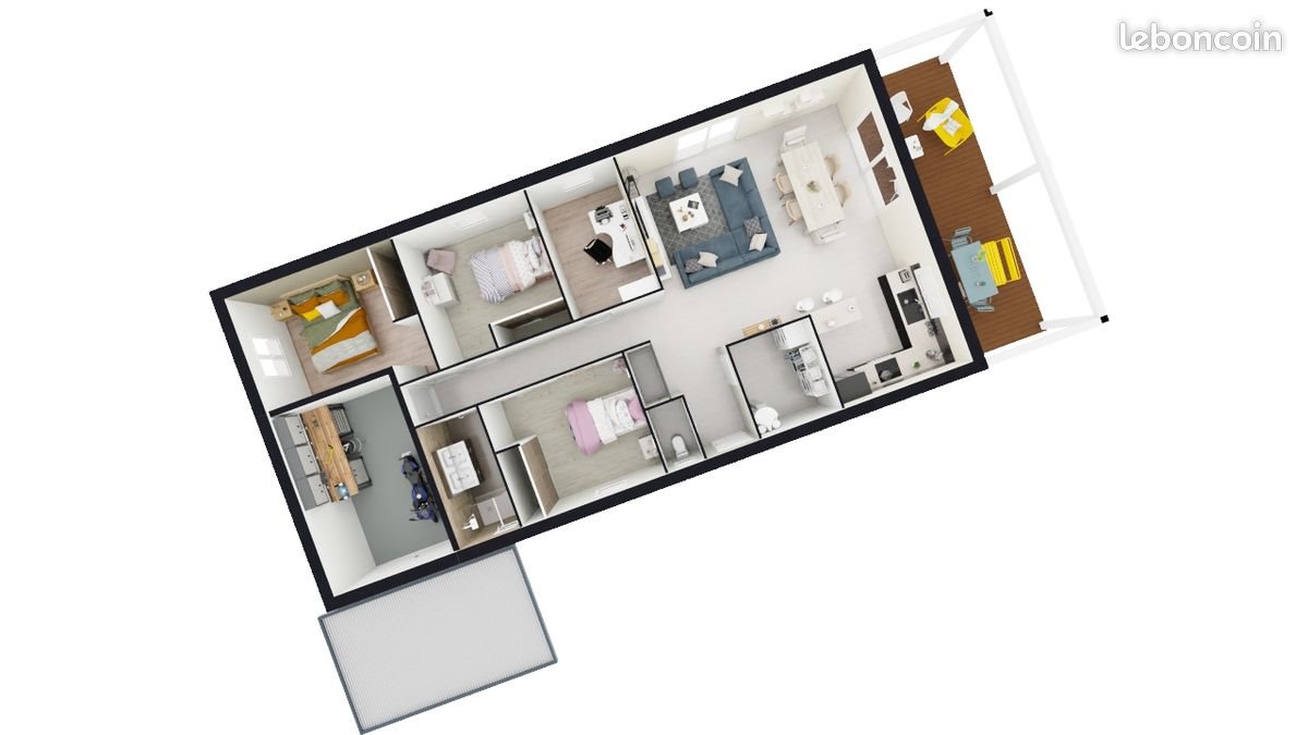 Maison à vendre, 100m², Taïx