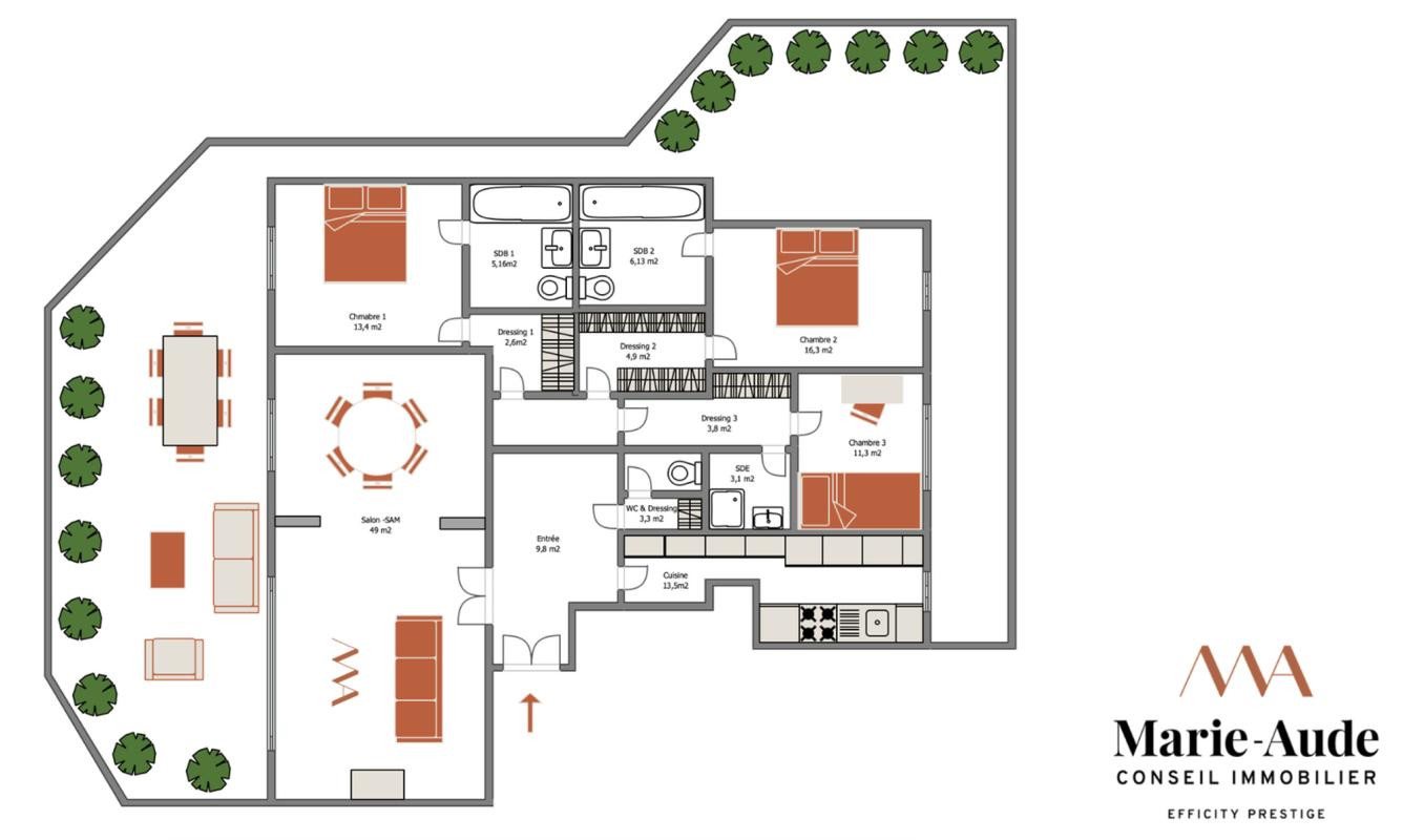 Appartement à vendre, 146m², Neuilly-sur-Seine