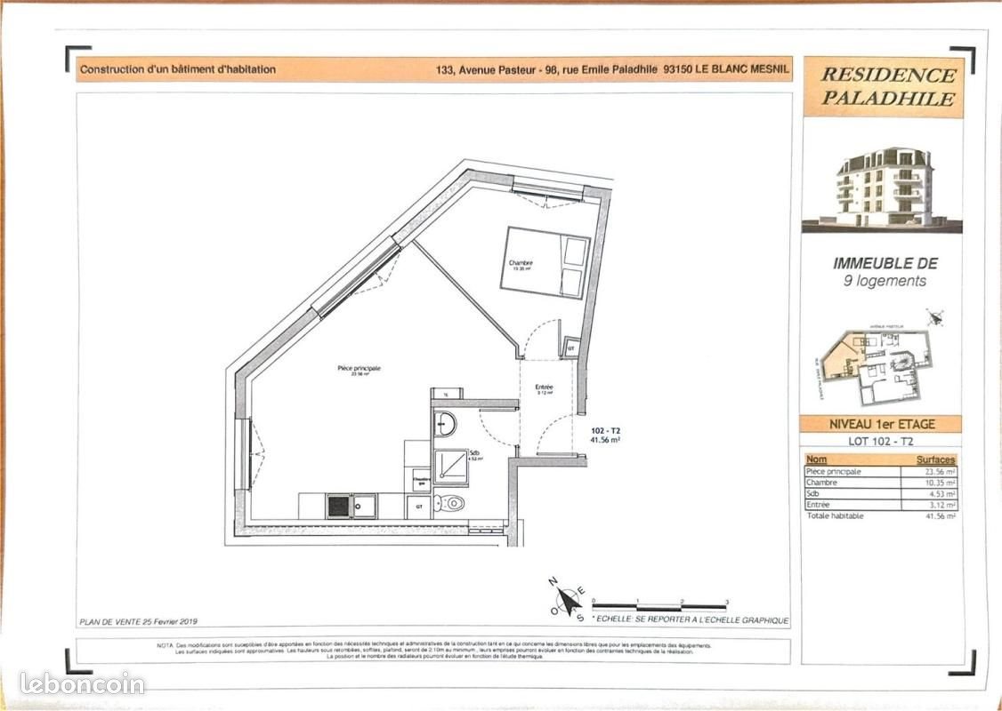 Appartement à vendre, 500m², Le Blanc-Mesnil
