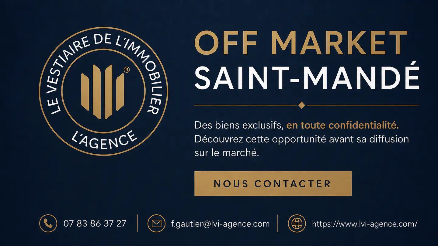 Appartement à vendre, 110m², Saint-Mandé