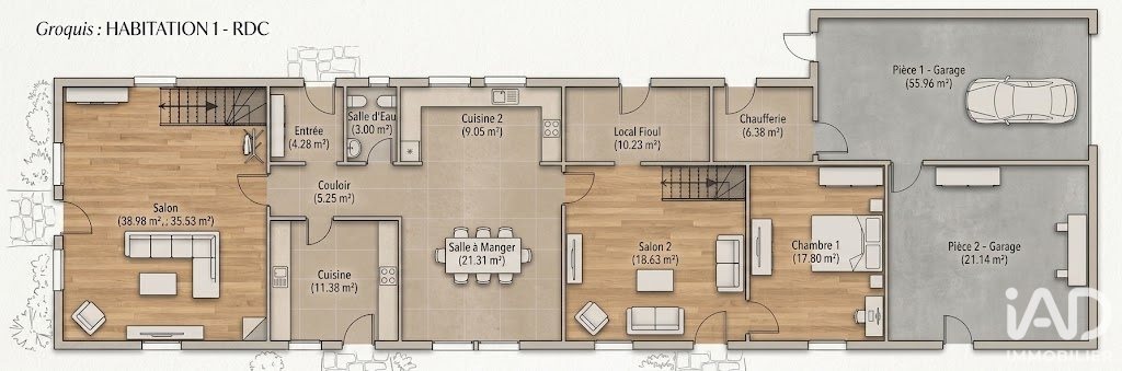 Maison à vendre, 397m², Chambray