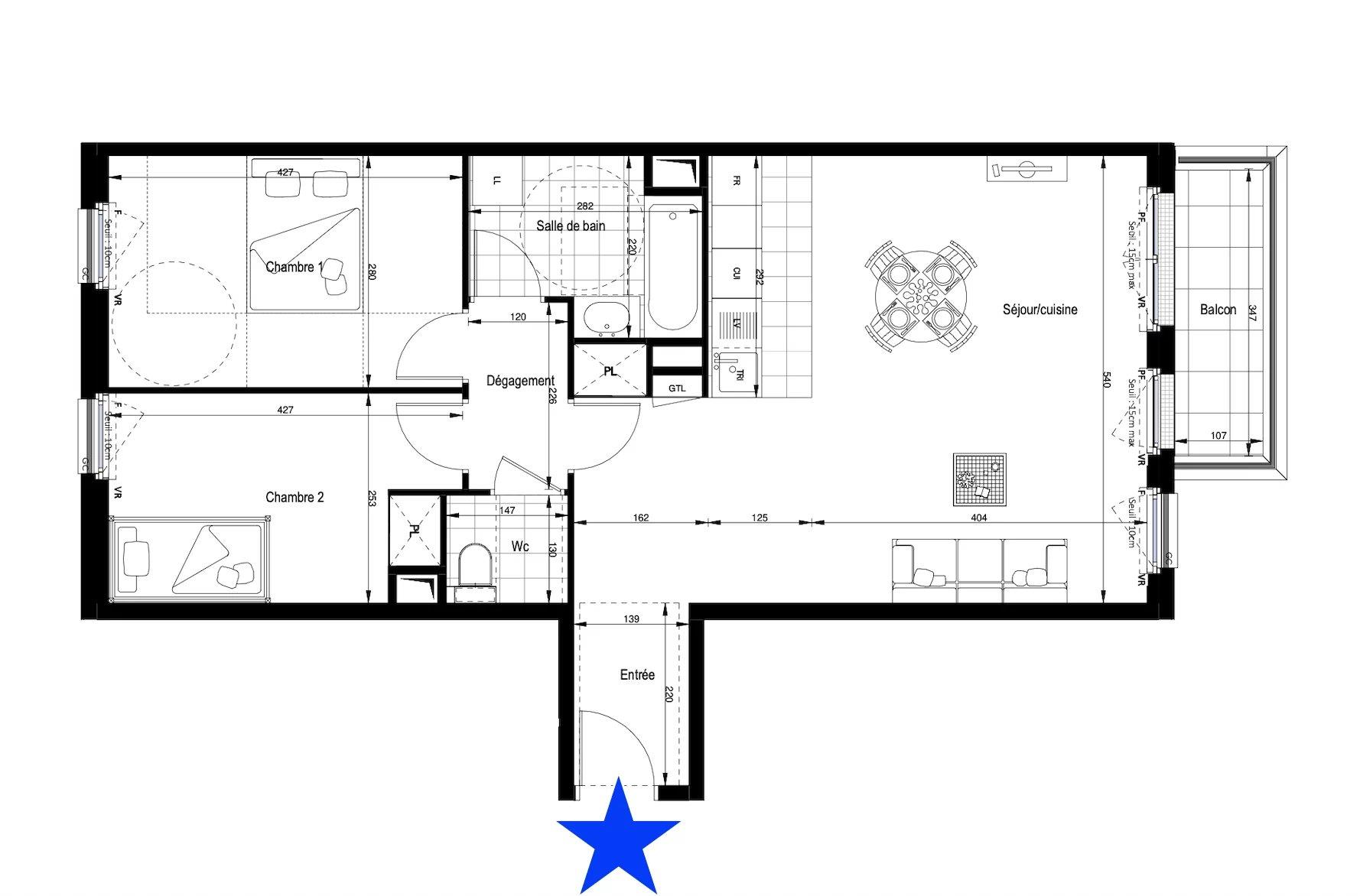 Appartement à vendre, 70m², Créteil