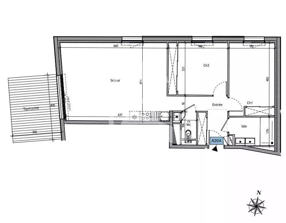 Appartement à vendre, 69m², Saint-Nazaire