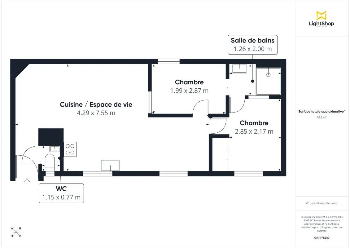Appartement à vendre, 43m², Boulogne-Billancourt