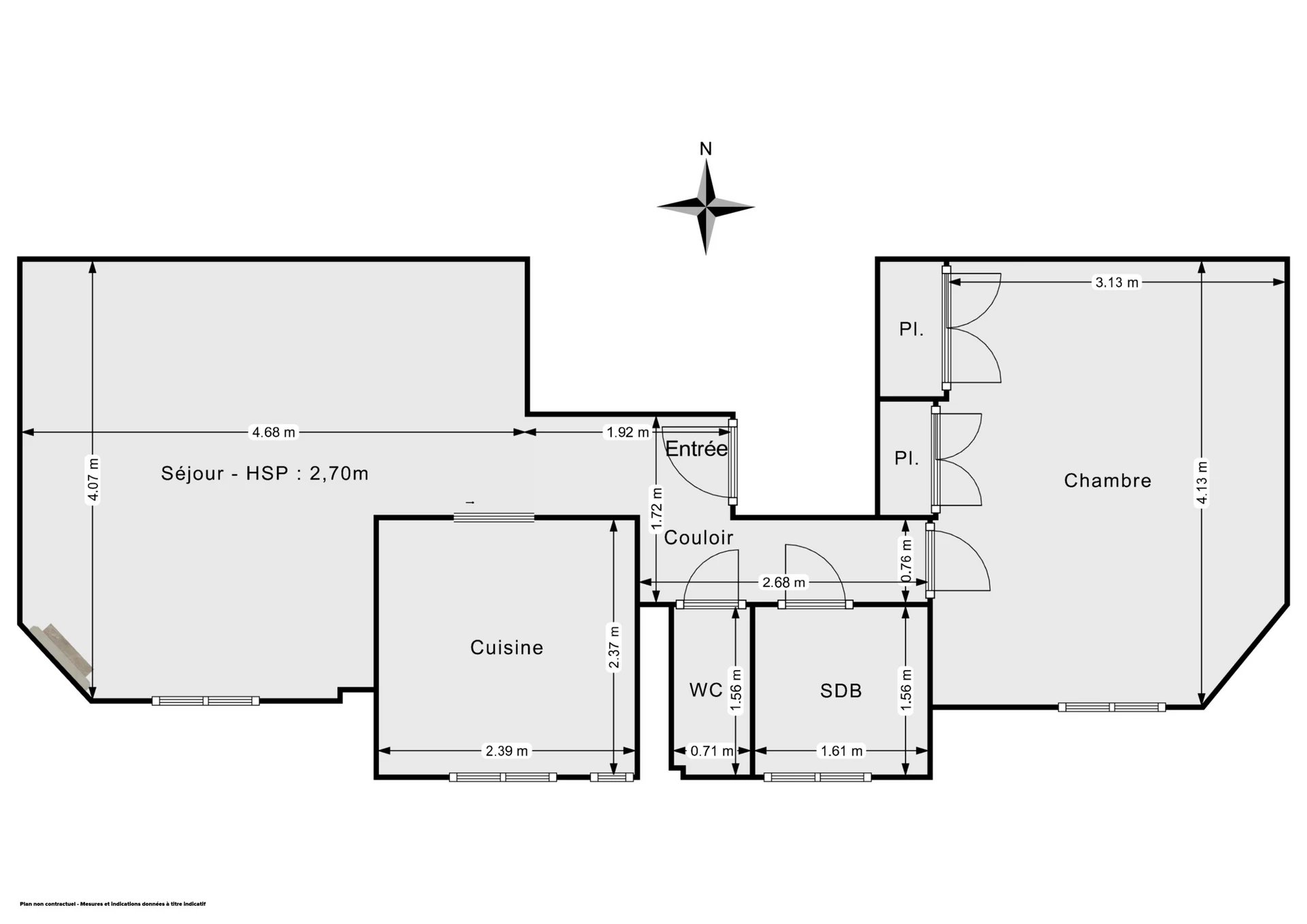 Appartement à vendre, 43m², Gennevilliers