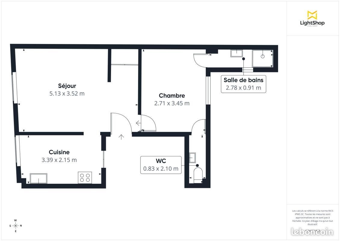 Appartement à vendre, 38m², Montrouge