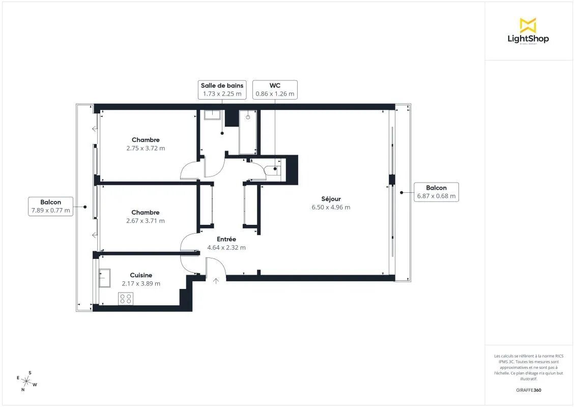Appartement à vendre, 77m², Boulogne-Billancourt