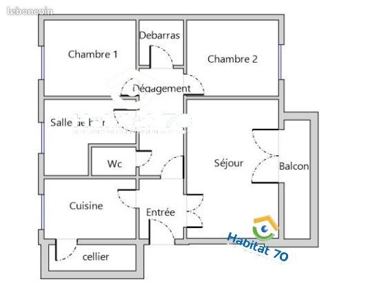 Appartement à louer, 64m², Plancher-les-Mines