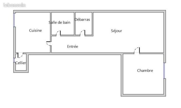 Appartement à louer, 43m², Lure