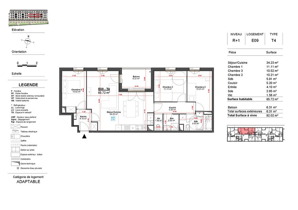 Appartement à vendre, 86m², Angoulême