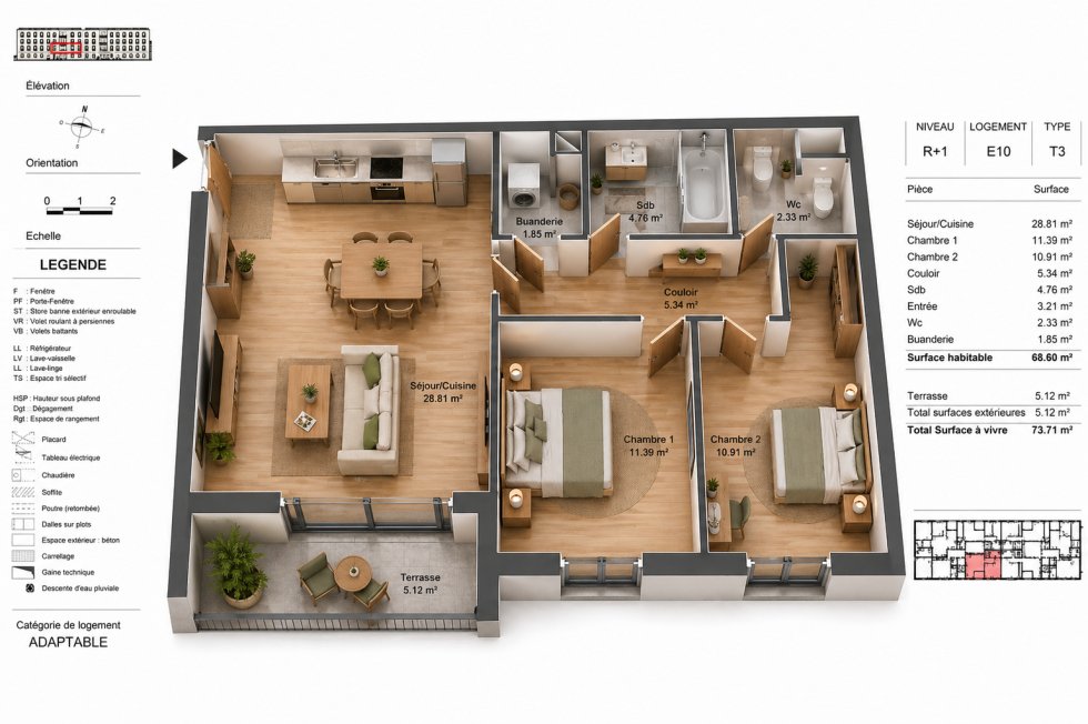 Appartement à vendre, 3m², Angoulême