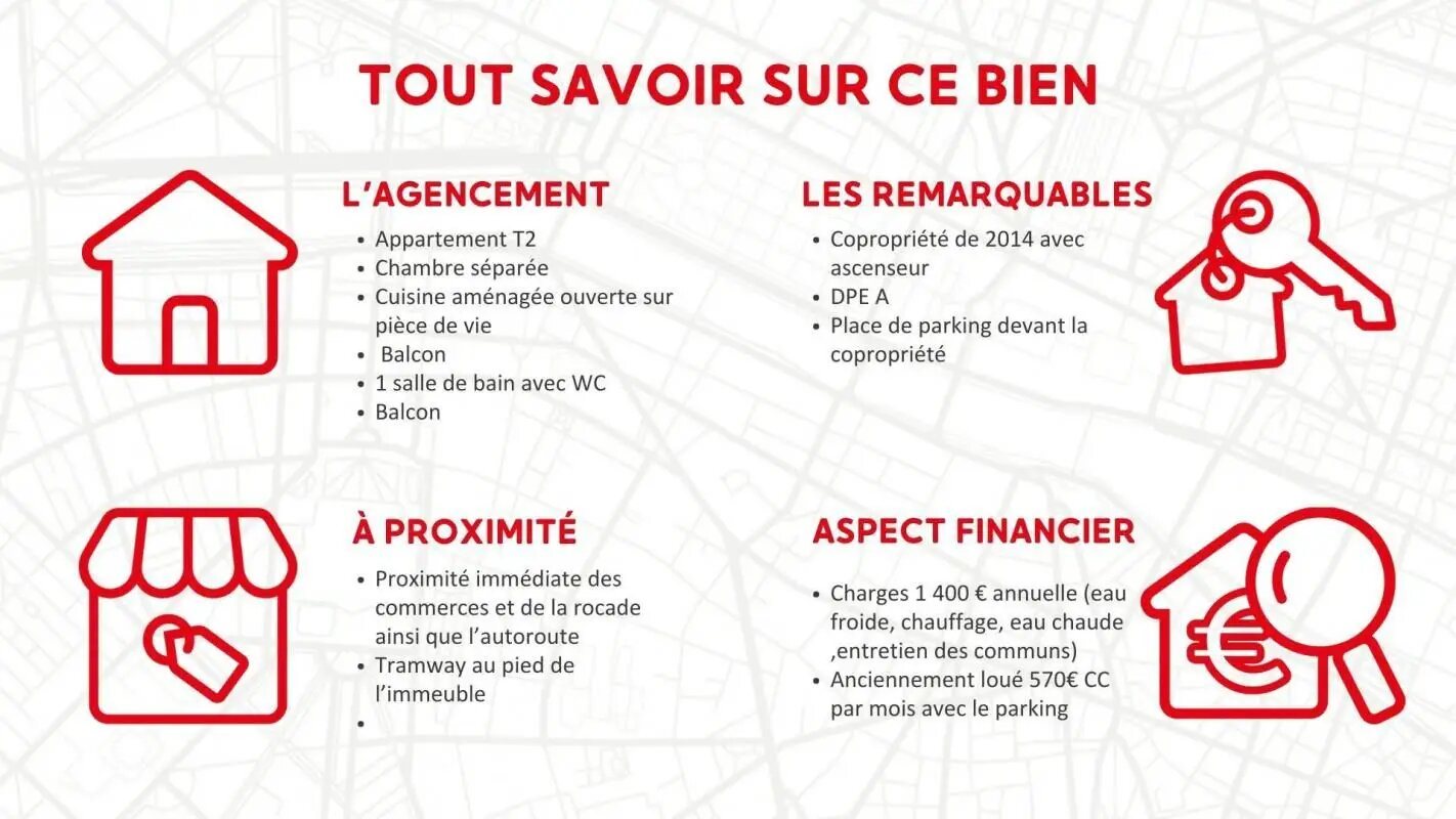 Appartement à vendre, 40m², Chenôve