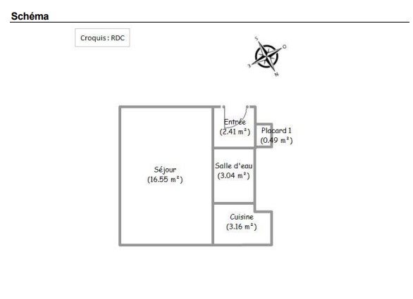 Appartement à louer, 25m², Mantes-la-Jolie