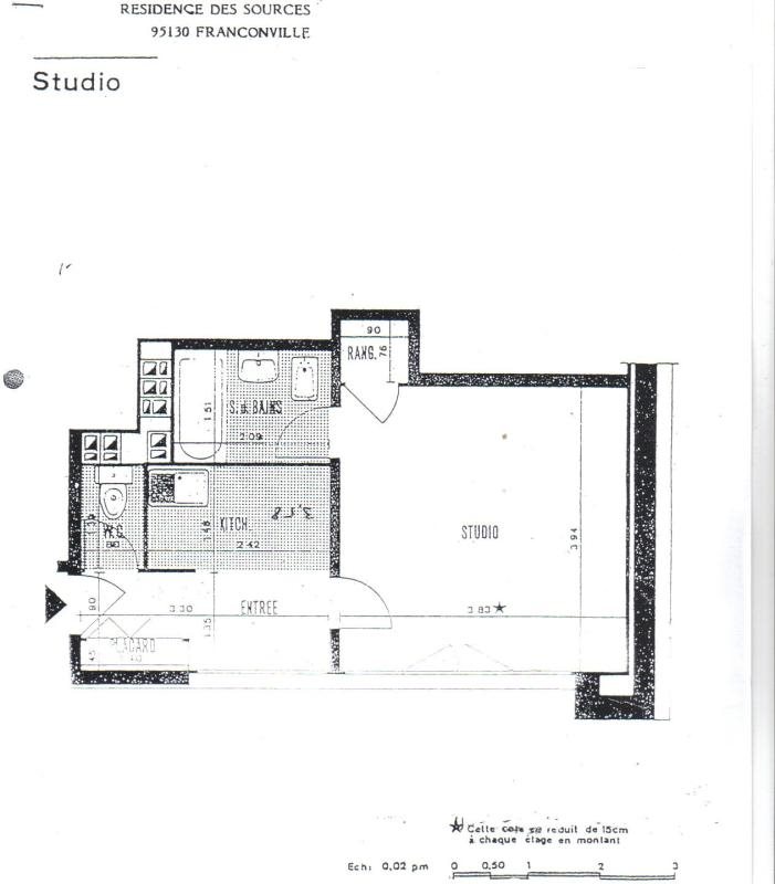 Appartement à louer, 27m², Franconville