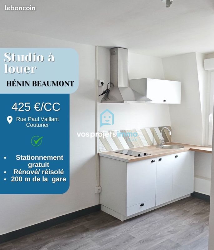 Appartement à louer, 15m², Hénin-Beaumont