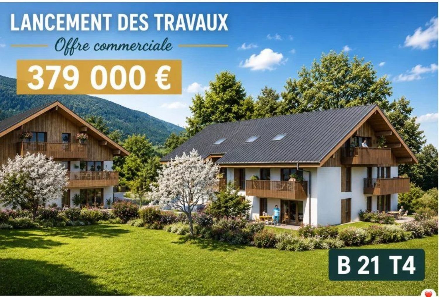 Appartement à vendre, 12m², Leschaux