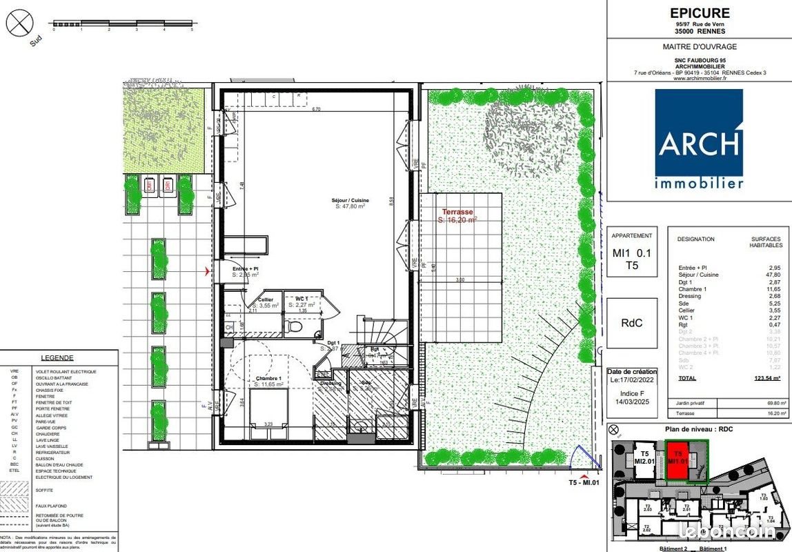 Maison à vendre, 123m², Rennes
