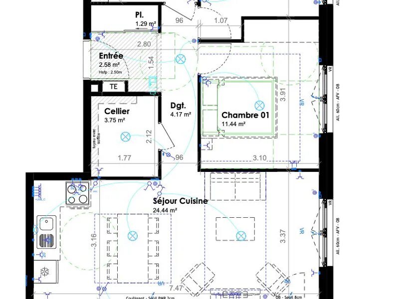 Appartement à vendre, 65m², La Wantzenau