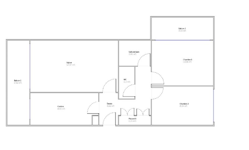 Appartement à vendre, 58m², La Roche-sur-Foron