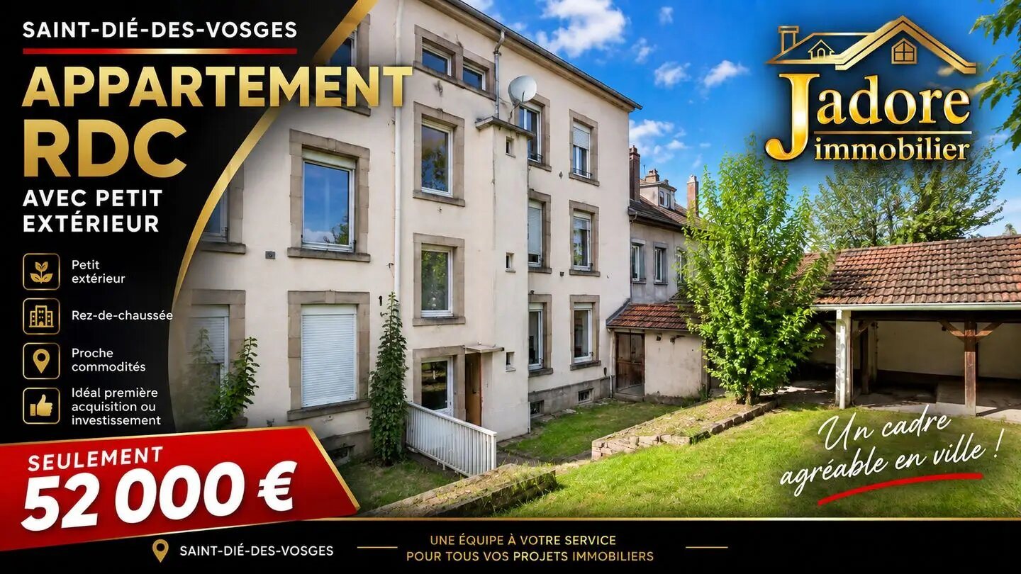 Appartement à vendre, 56m², Saint-Dié-des-Vosges