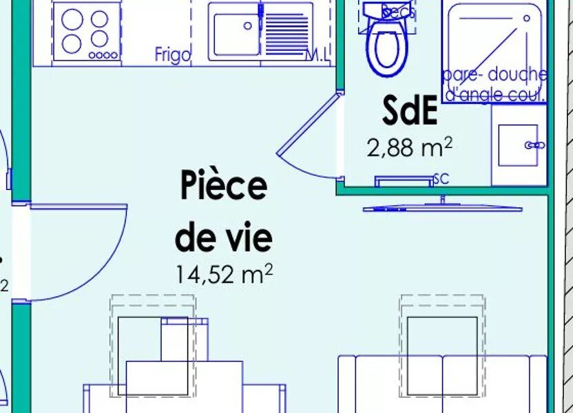 Appartement à vendre, 19m², Sainte-Luce-sur-Loire