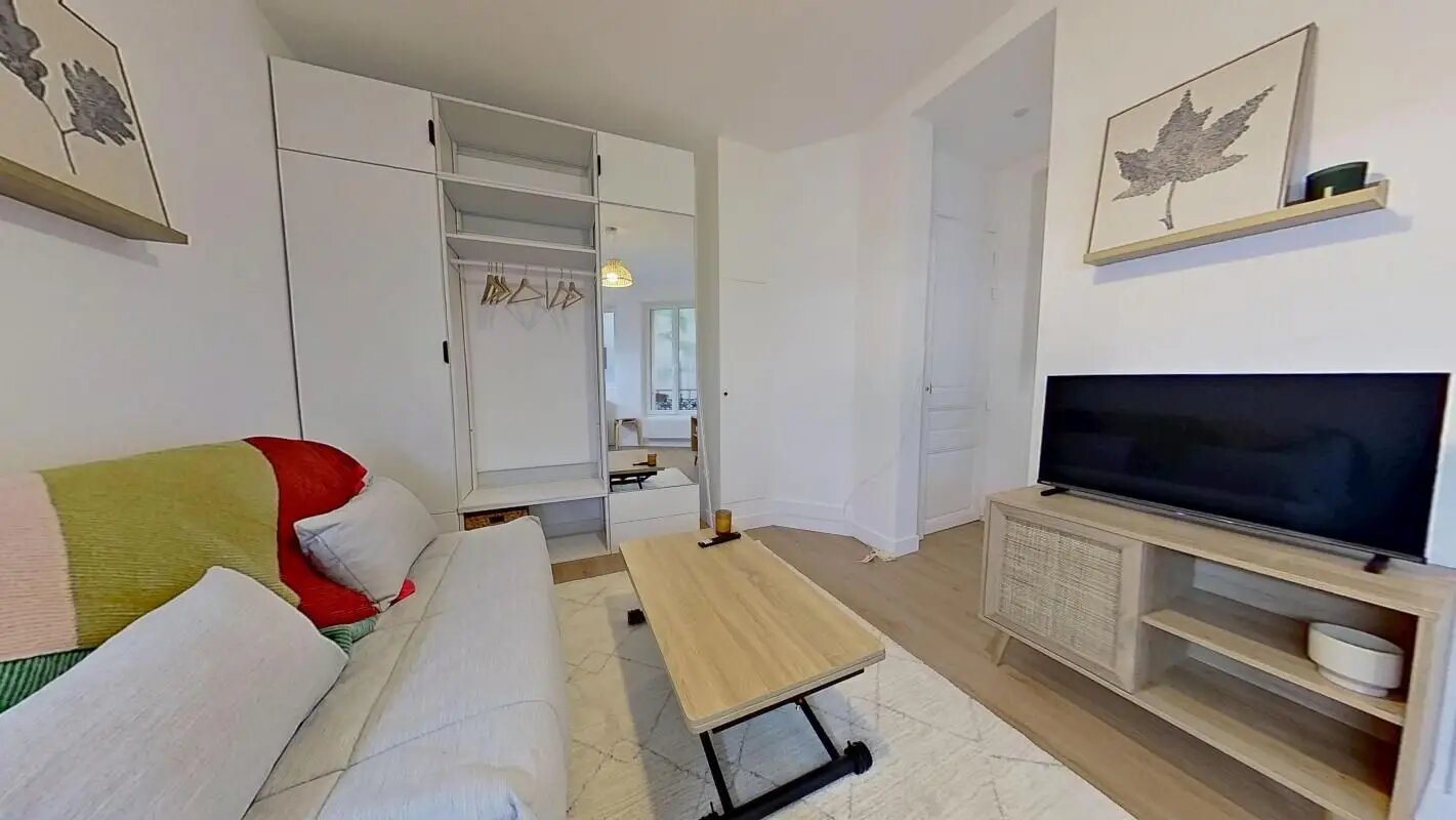 Appartement à louer, 19m², Paris 17ème