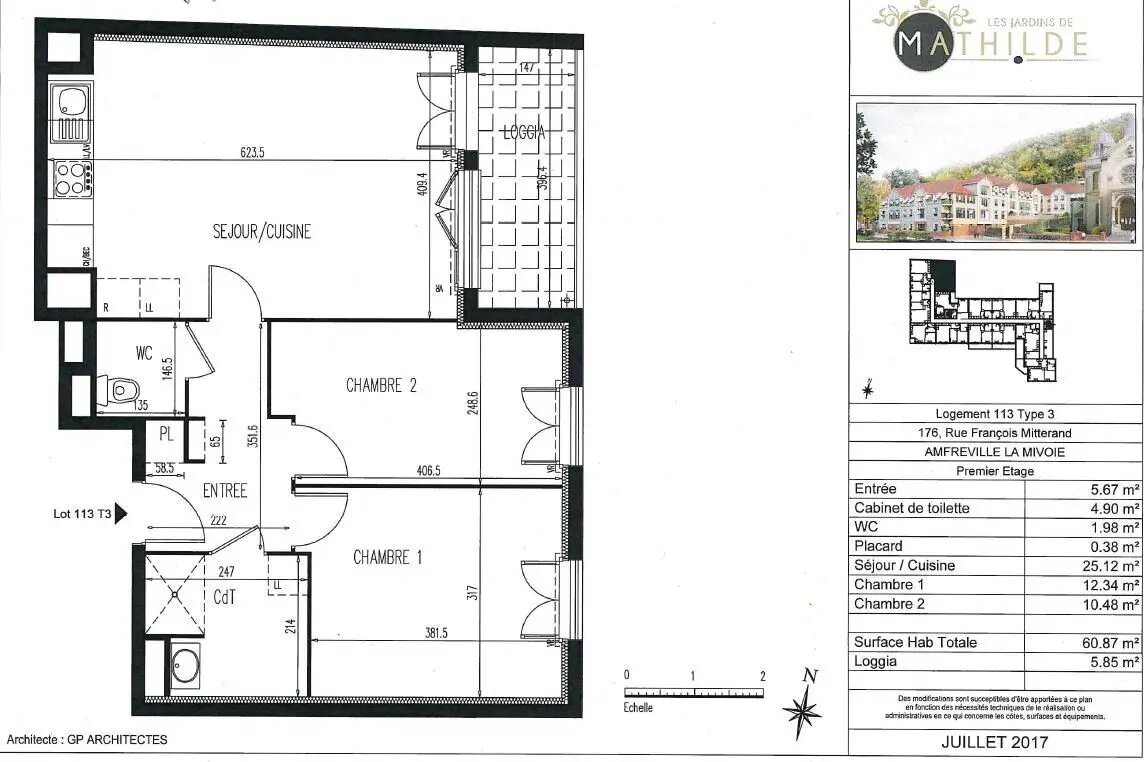 Appartement à louer, 62m², Amfreville-la-Mi-Voie
