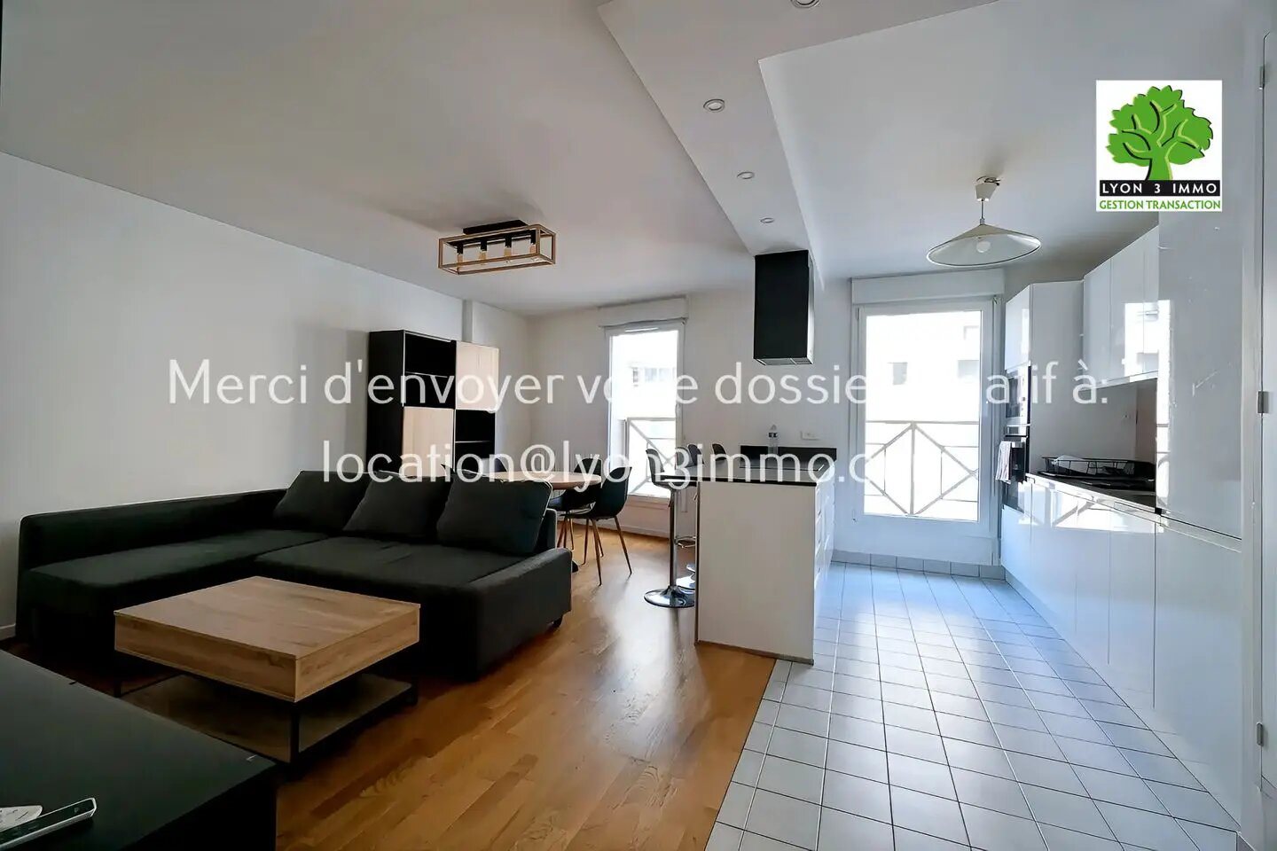 Appartement à louer, 50m², Lyon 3ème