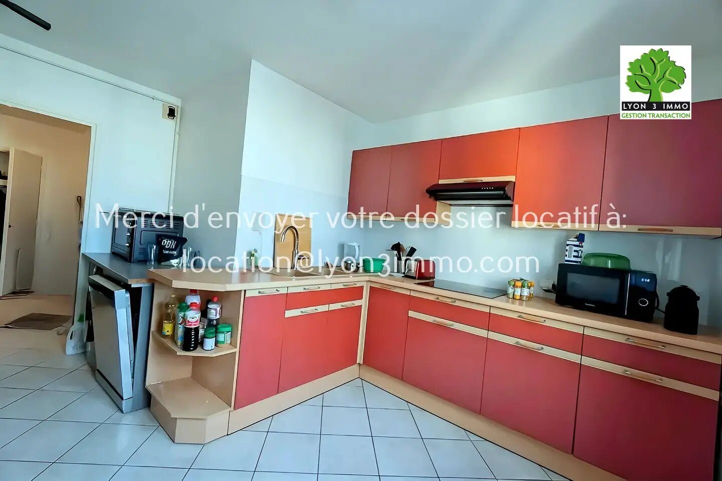 Appartement à louer, 68m², Villeurbanne