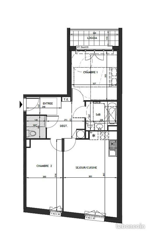 Appartement à vendre, 62m², Igny
