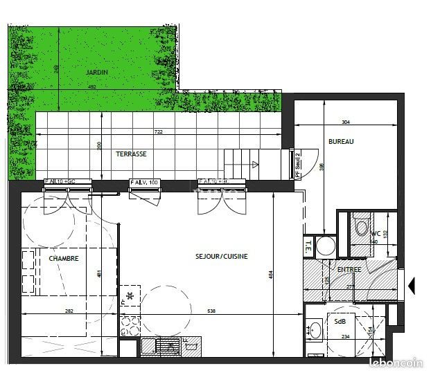 Appartement à vendre, 59m², Igny