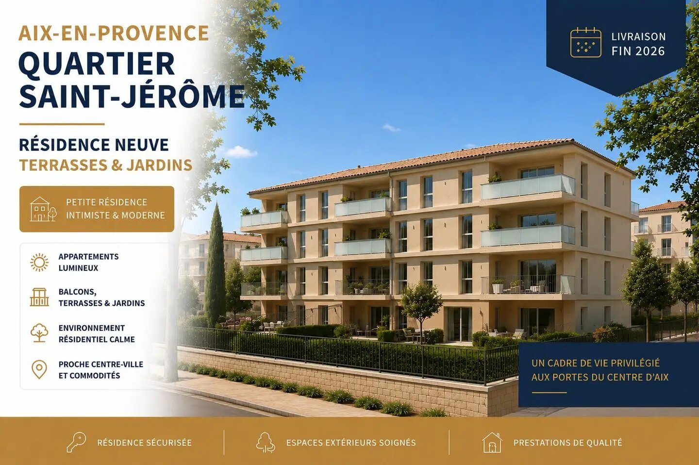 Appartement à vendre, 65m², Aix-en-Provence