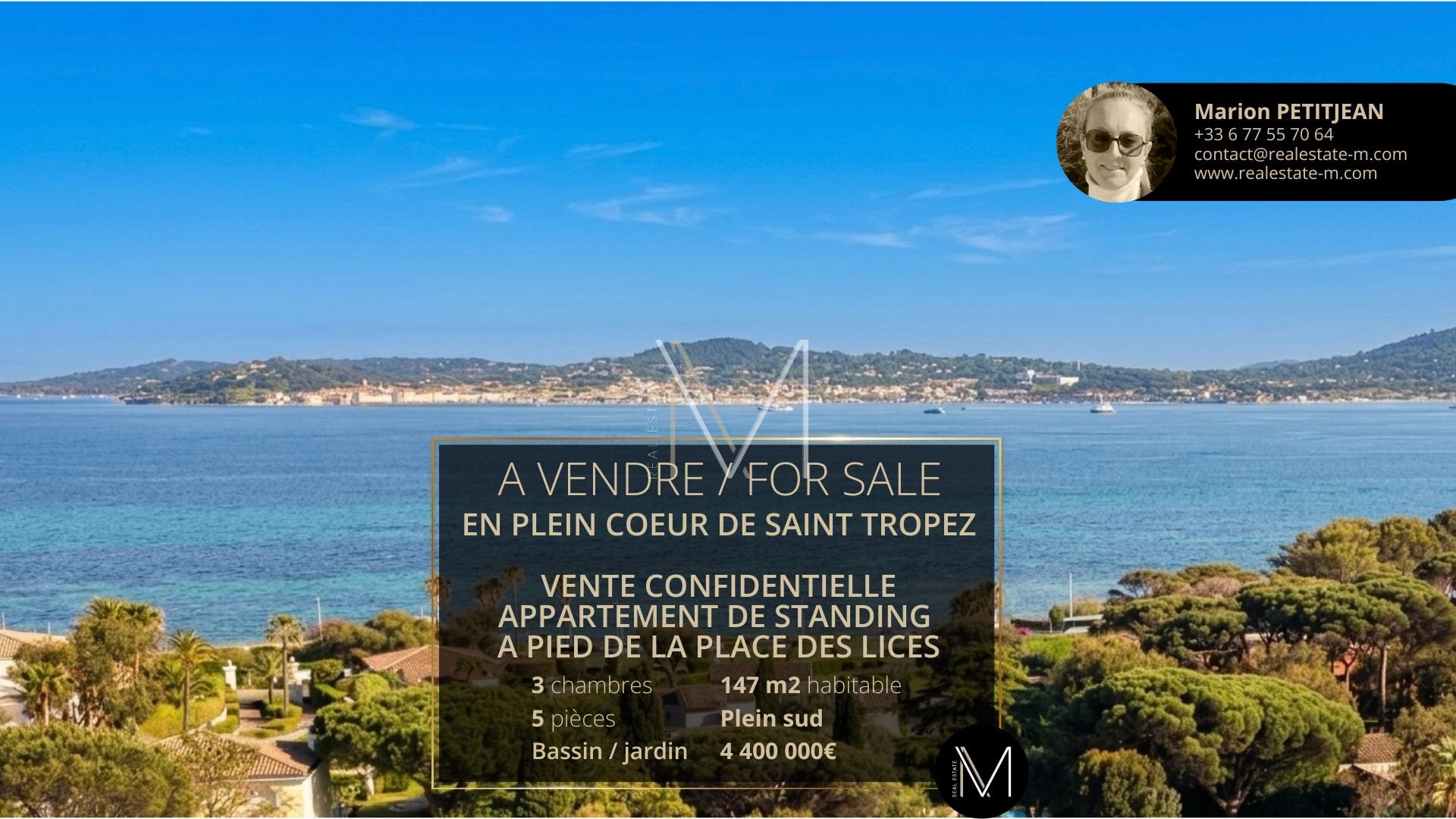 Appartement à vendre, 147m², Saint-Tropez