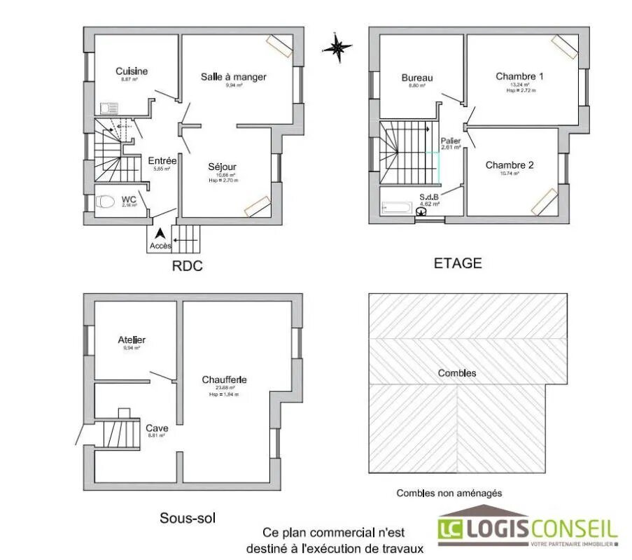 Maison à vendre, 79m², Antony