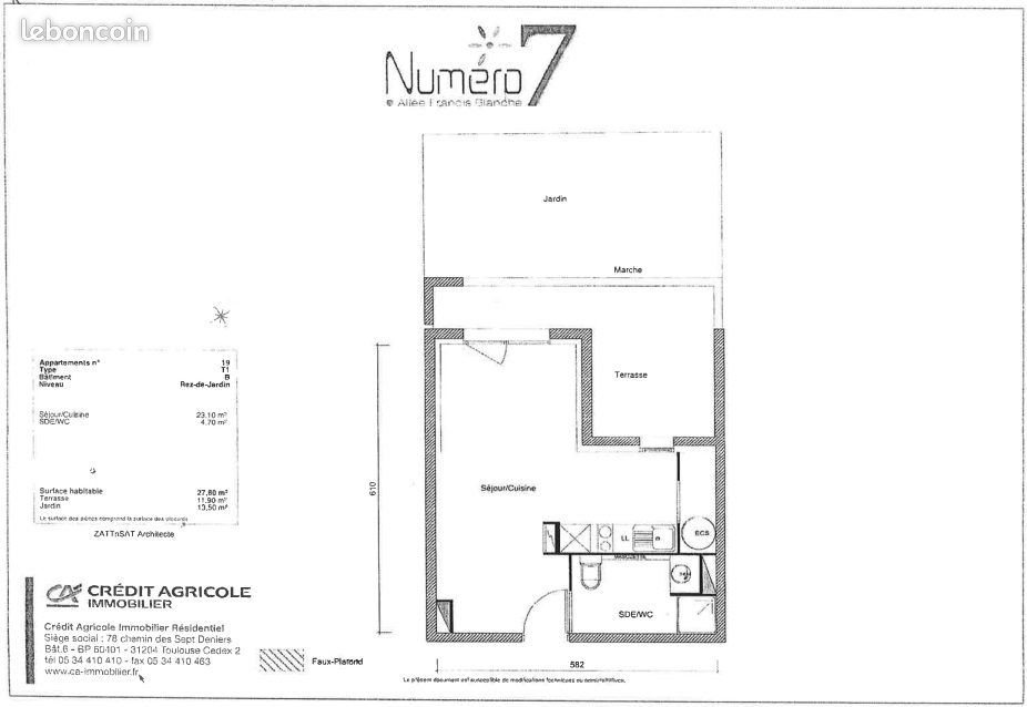 Appartement à louer, 28m², Montpellier